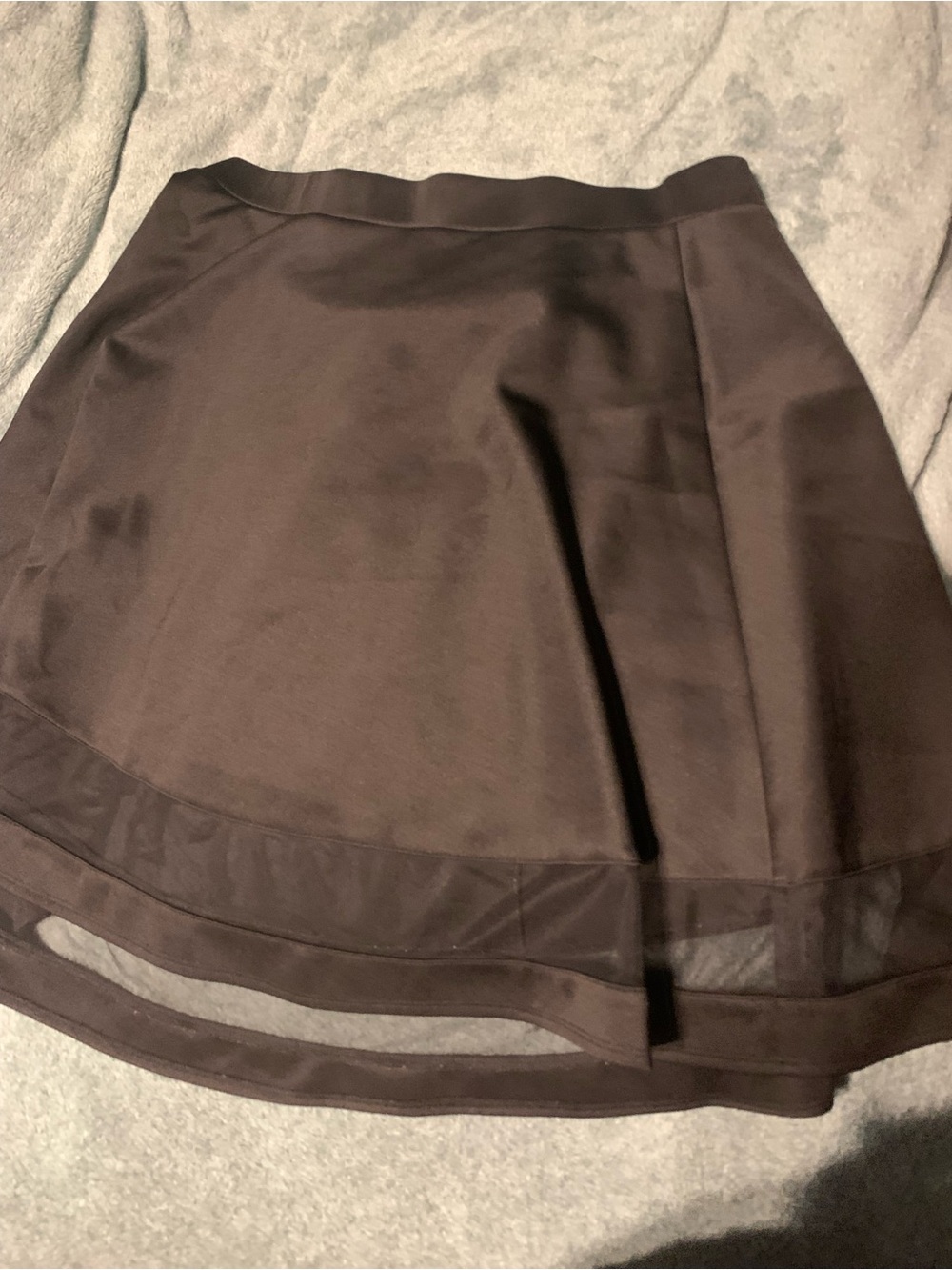 Women's black A-Line Skirt